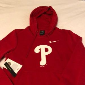 NWT NIKE Red ladies Phillies Hoodie